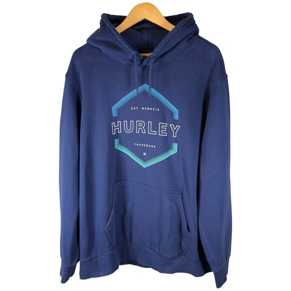 Hurley Other - Hurley Y2K Big Spellout Logo Pullover Hoodie Men’s XXL - Streetwear Skater Urban